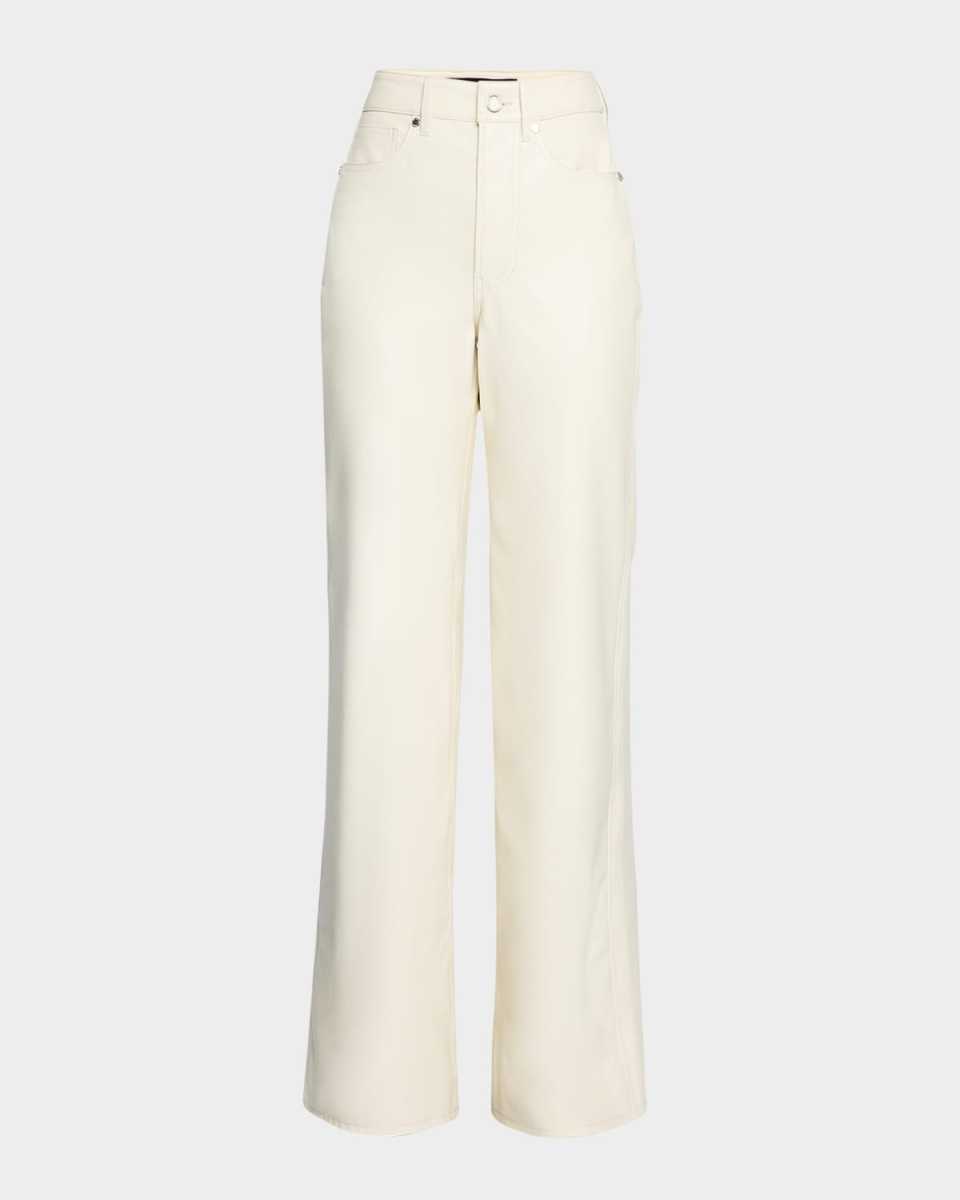 Taylor High-Rise Vegan Leather Jeans